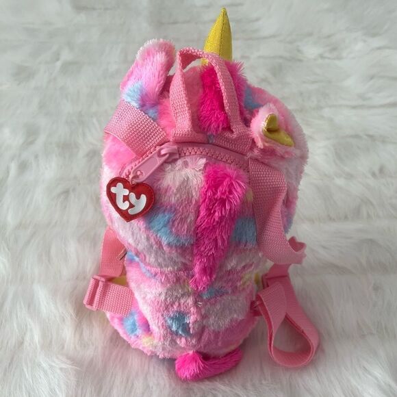 TY Fantasia Multicolor Unicorn Backpack - Picture 7 of 10